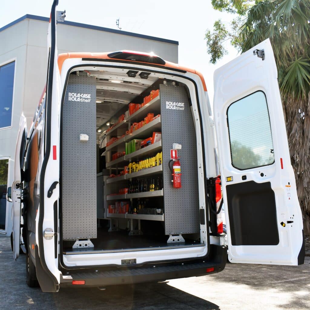 Benefits of RolaCase commercial van storage systems for business