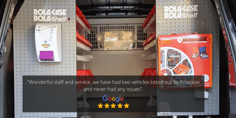 RolaCase van storage system call to action