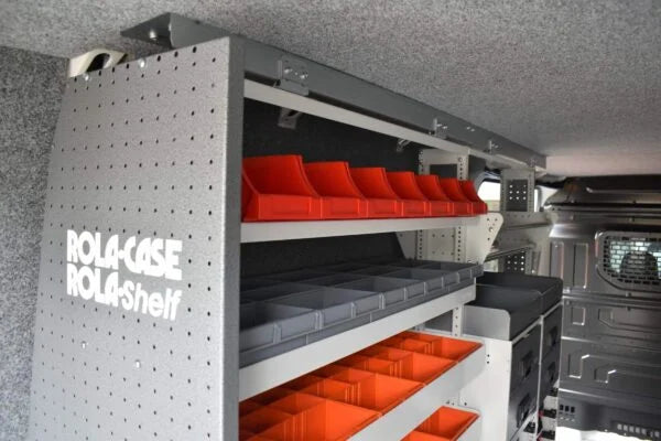 Small Red Plastic Bin