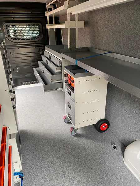 Volkswagen Crafter MWB LWB Van Shelving 18