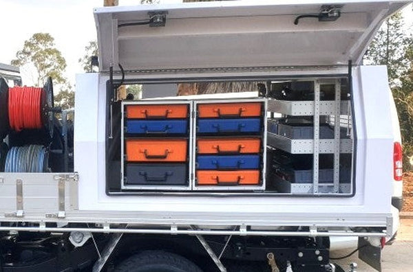 RolaCase Canopy Shelving Kit 14 – Australian-made ute canopy shelving kit