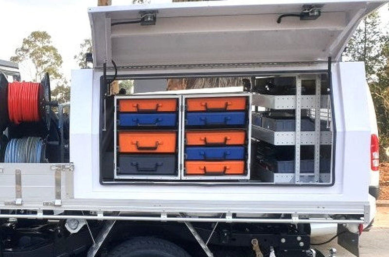 RolaCase Canopy Shelving Kit 14 – Australian-made ute canopy shelving kit