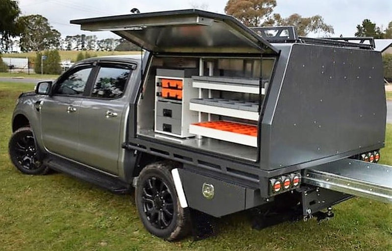 RolaCase Canopy Shelving Package 29 – Australian-made ute canopy shelving kit