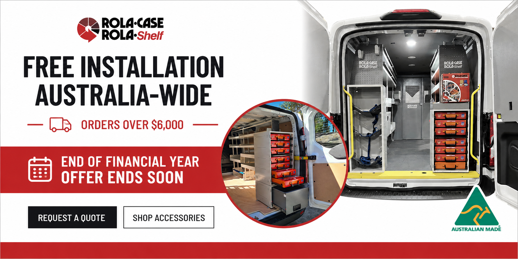 EOFY Sale: Free Installation Australia-Wide on orders over $6,000. End of Financial Year offer ends soon.