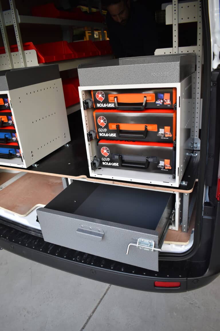 drawer system for van